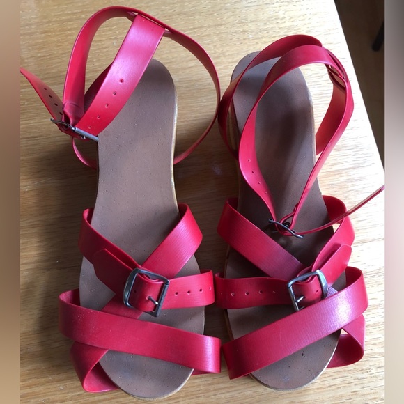 Vintage 1950’s FLEXICLOGS: Articulated Wooden Sole Sandals - Child’s Size 3 - Picture 5 of 9